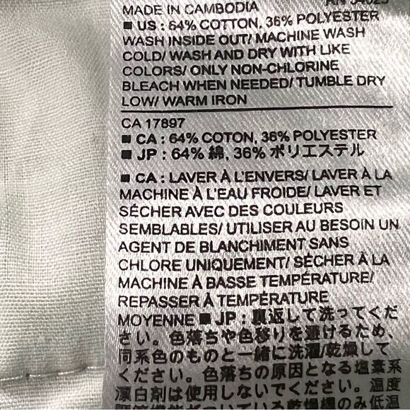 Banana Republic mint green patterned shorts Sz 6 - Picture 5 of 5